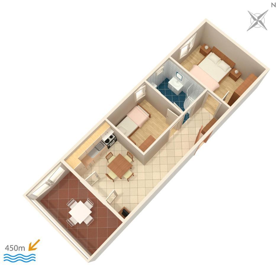 Family Friendly Apartments With A Swimming Pool Povljana, Pag - 244 Exterior photo